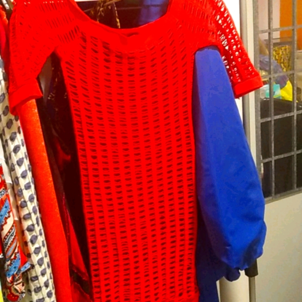 bebe red dress